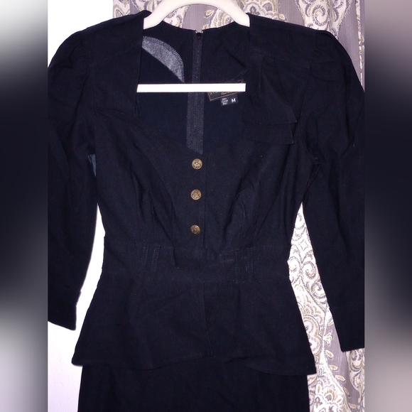 Stop Staring! military style dress - Picture 2 of 4